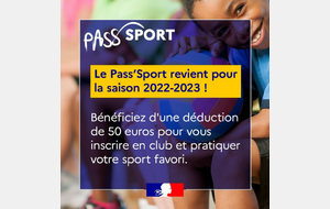 Pass'Sport 2022-2023
