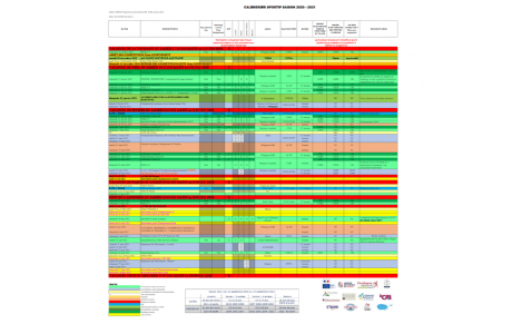 Calendrier compétitions 2021 Version 3